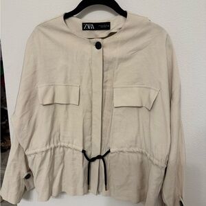 Zara Cream Women's Shirt/Jacket